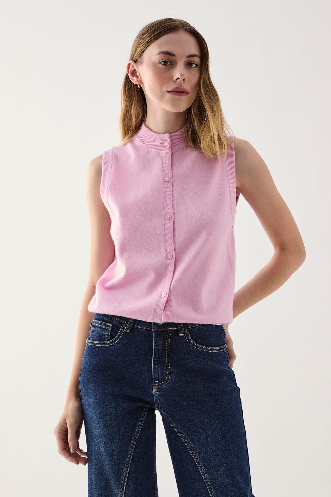 Chaleco Liso Rosado 18007125001123-0