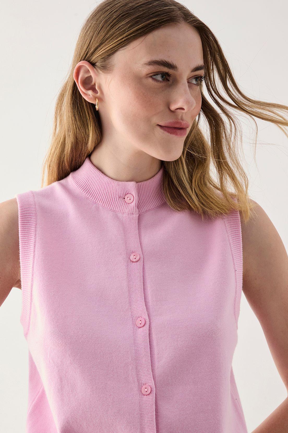 Chaleco Liso Rosado 18007125001123-1