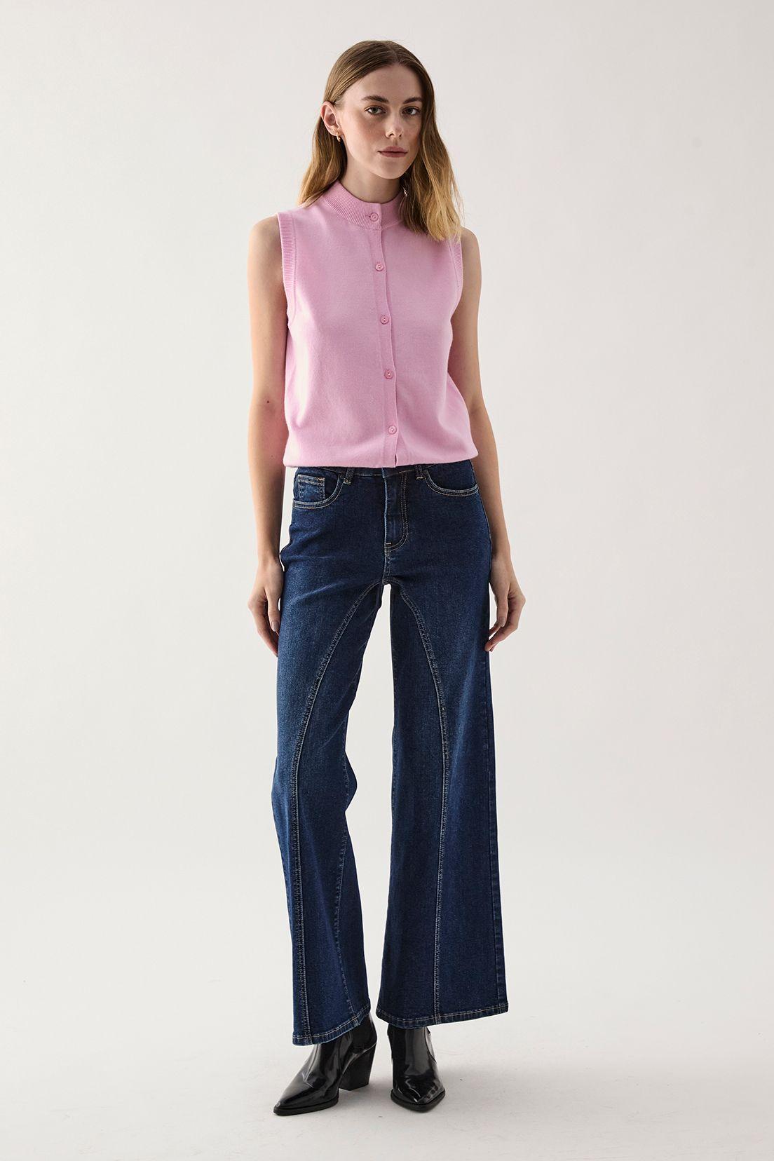 Chaleco Liso Rosado 18007125001123-4