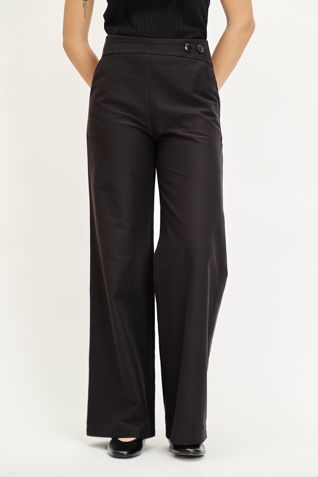 Pantalon Liso Negro iO 11020224058102-1
