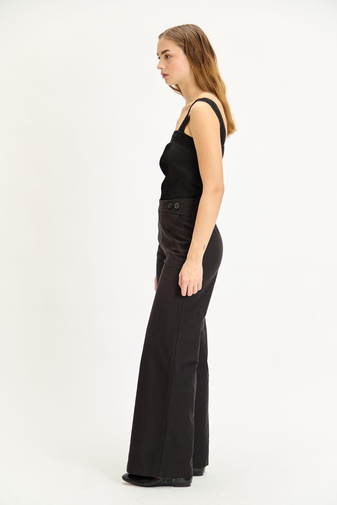 Pantalon Liso Negro iO 11020224058102-3