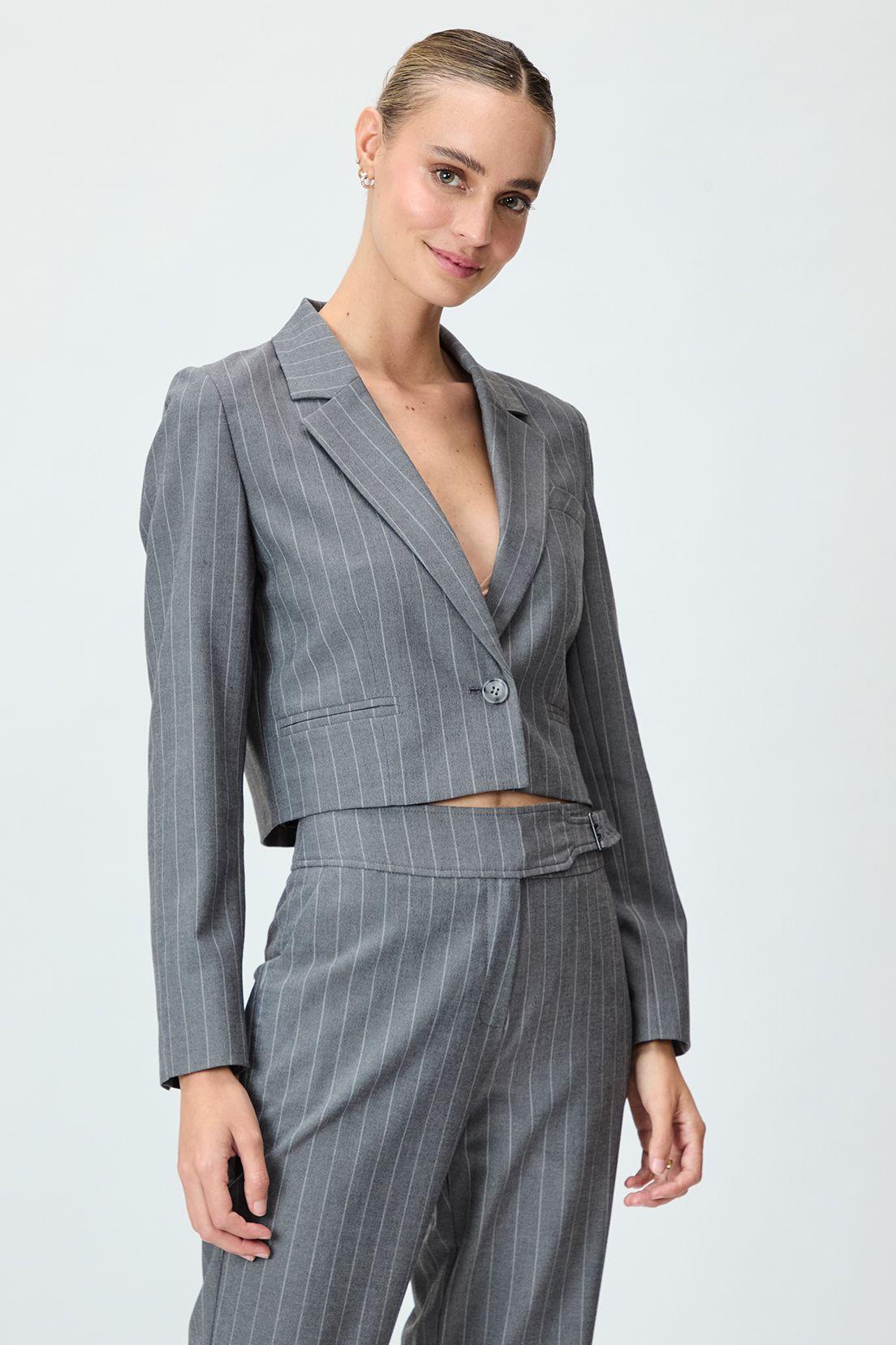 Blazer Fantasia Gris iO 16120125053163-0