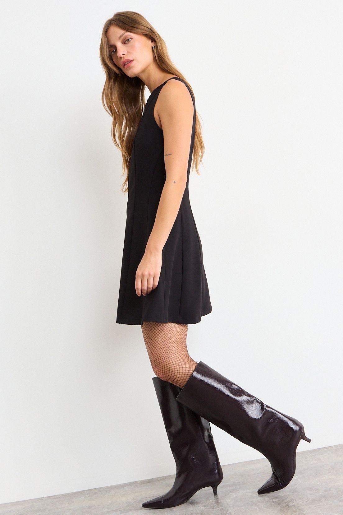 Vestido Liso Negro iO 13020126002102-4