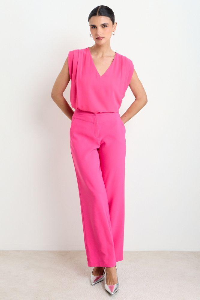 Blusa Lisa Sin Mangas Fucsia Ash 14007225013116-3