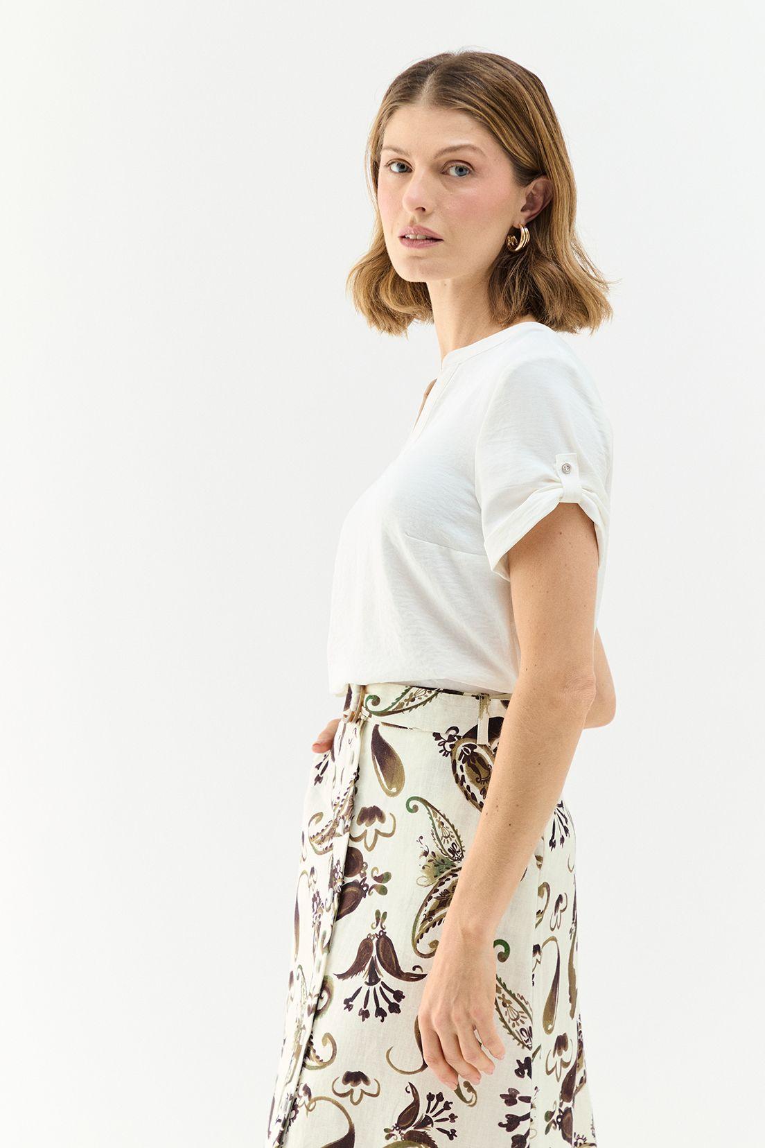 Blusa Lisa Crudo Ma Griffe 14004224020105-2