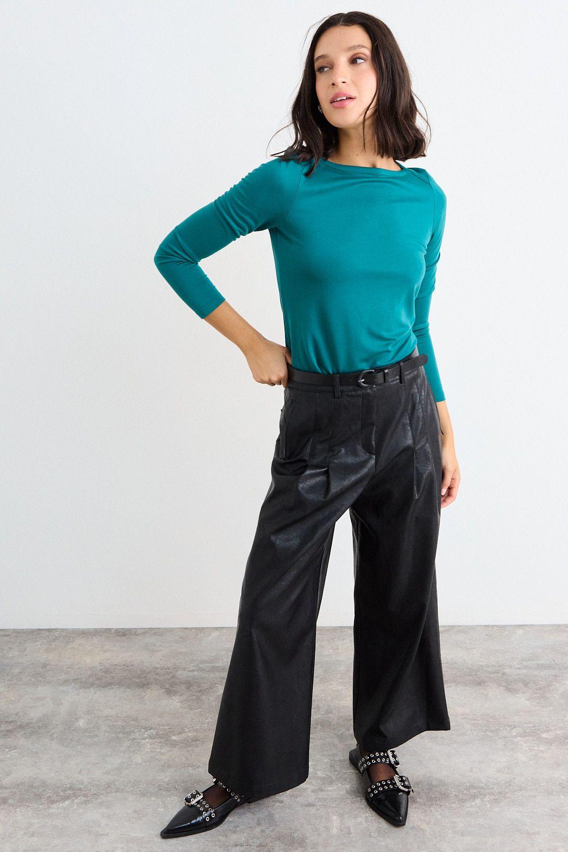 Polera Lisa Verde Oliva iO 14220126062107-3