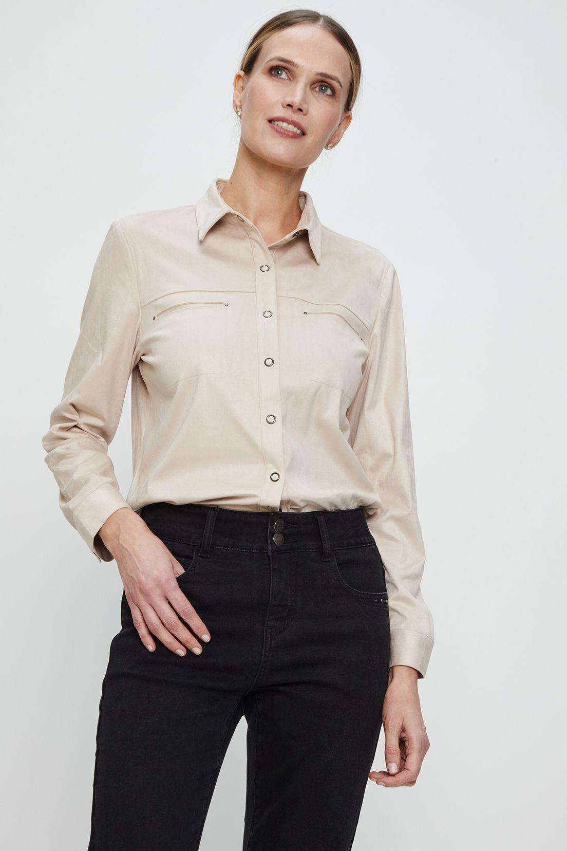 Casaca Lisa Beige Ma Griffe 17502224050106-3