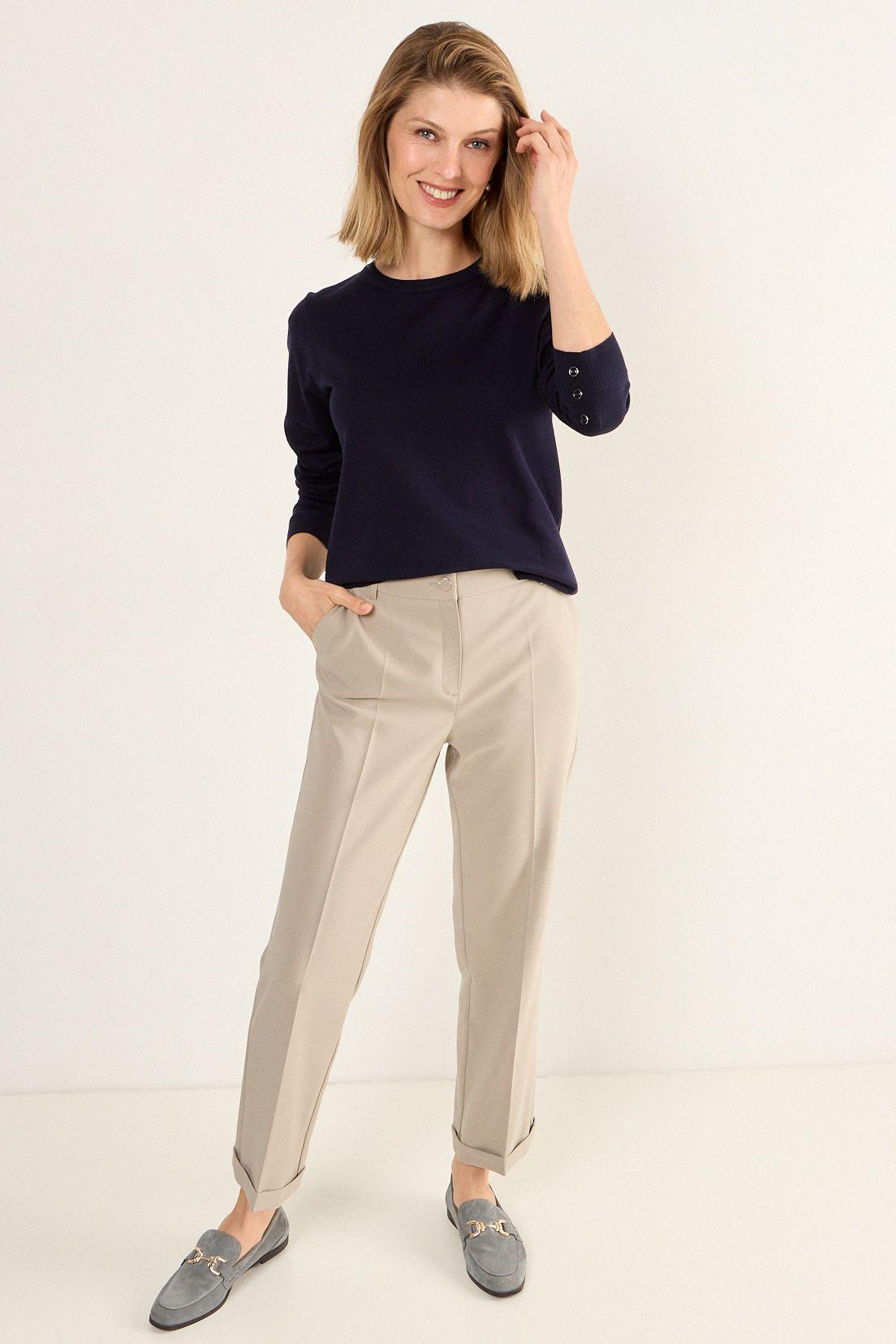 Sweater Liso Azul Ma Griffe 18102126200104-4