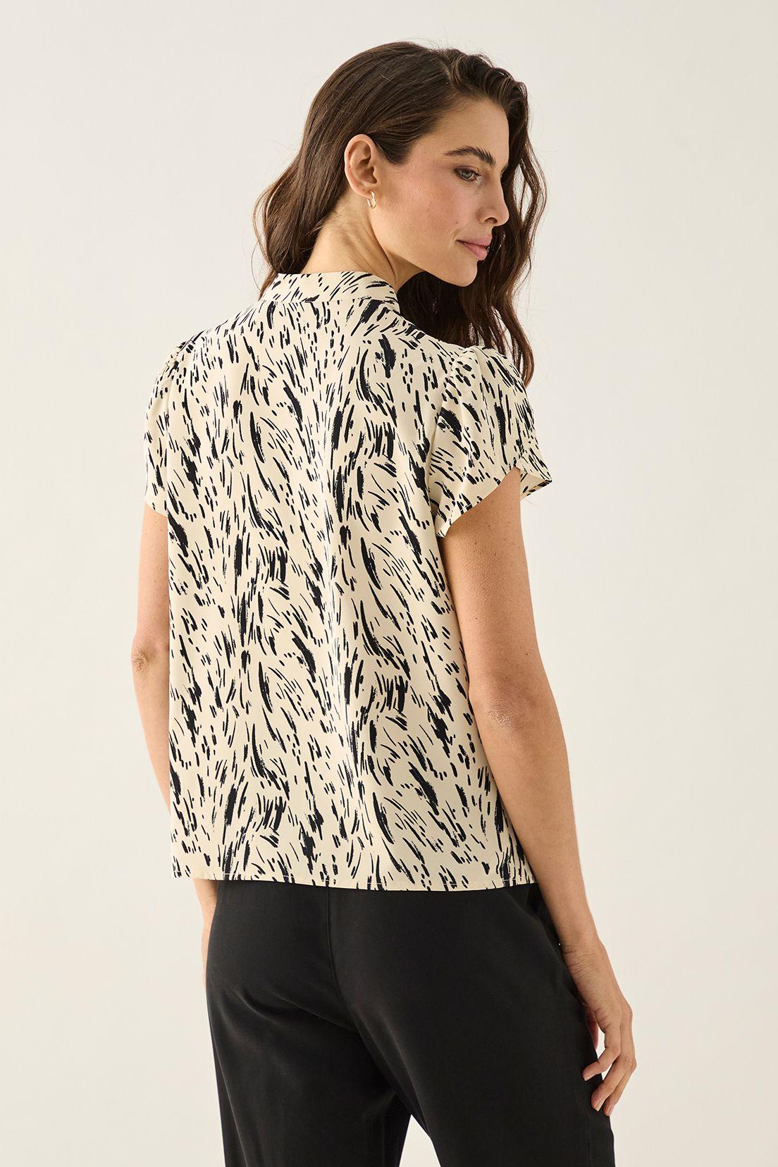 Blusa Estampada Beige Ash 14107125050106-3