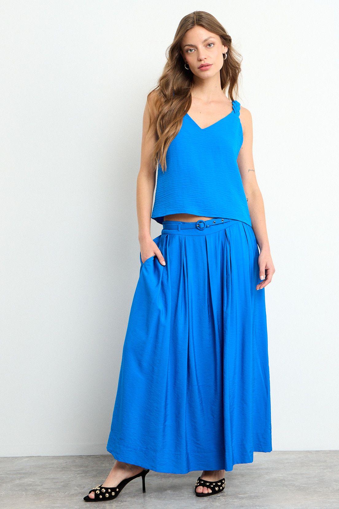 Blusa Lisa Azul iO 14020225018134-2