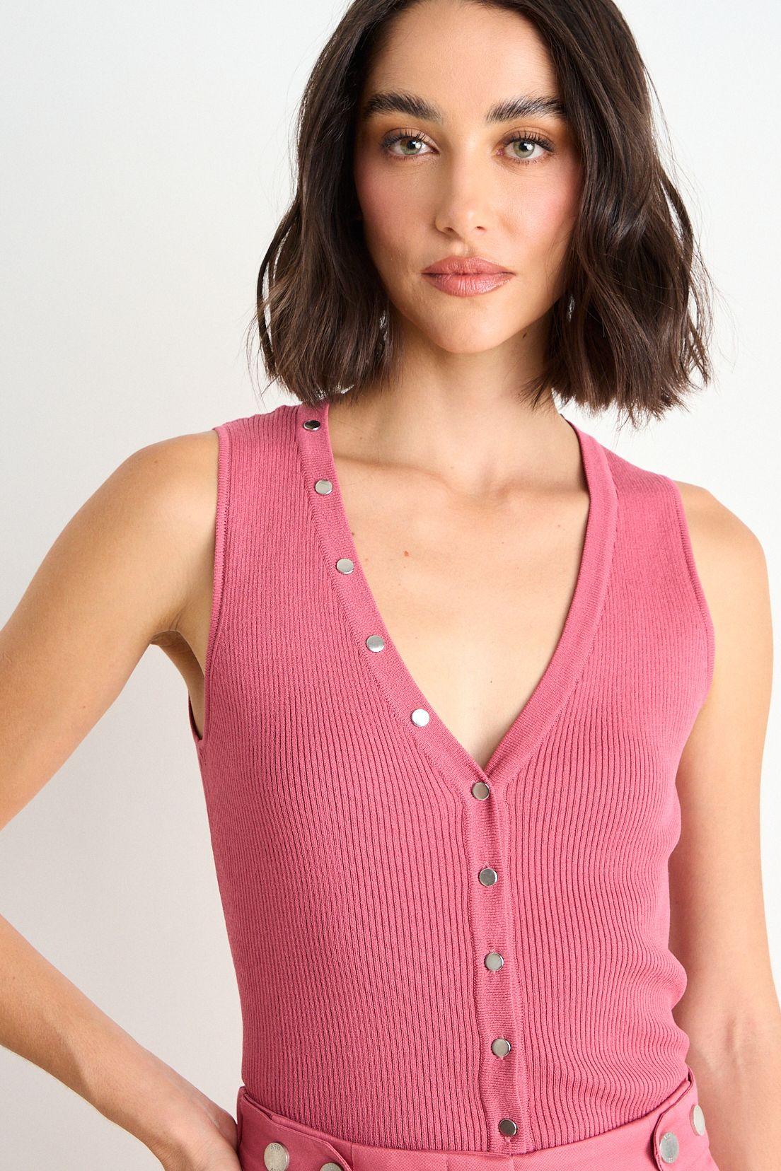 Polera Tejida Rosa Ash 18207126053131-0