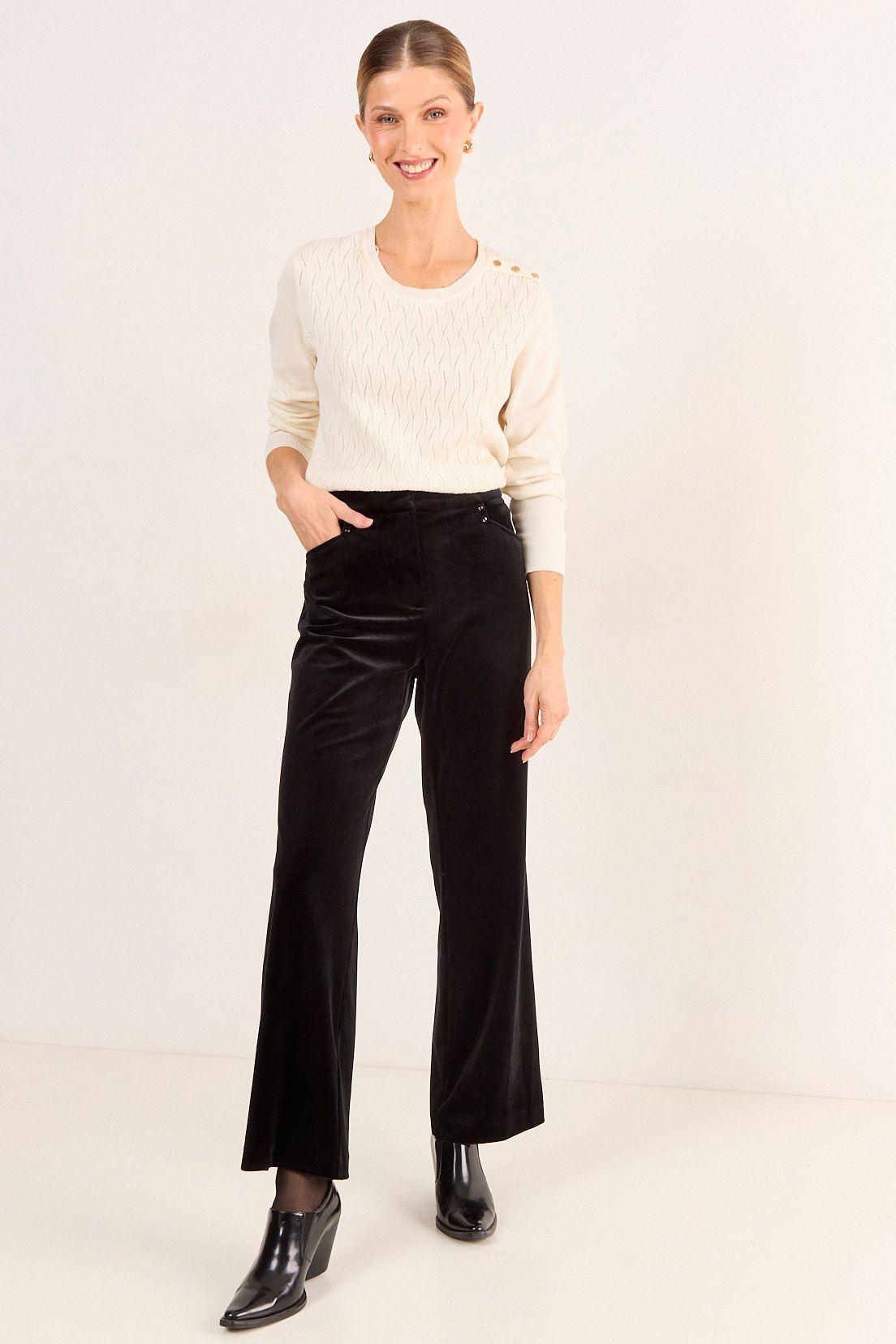 Pantalon Liso Negro Ma Griffe 11002126007102-0