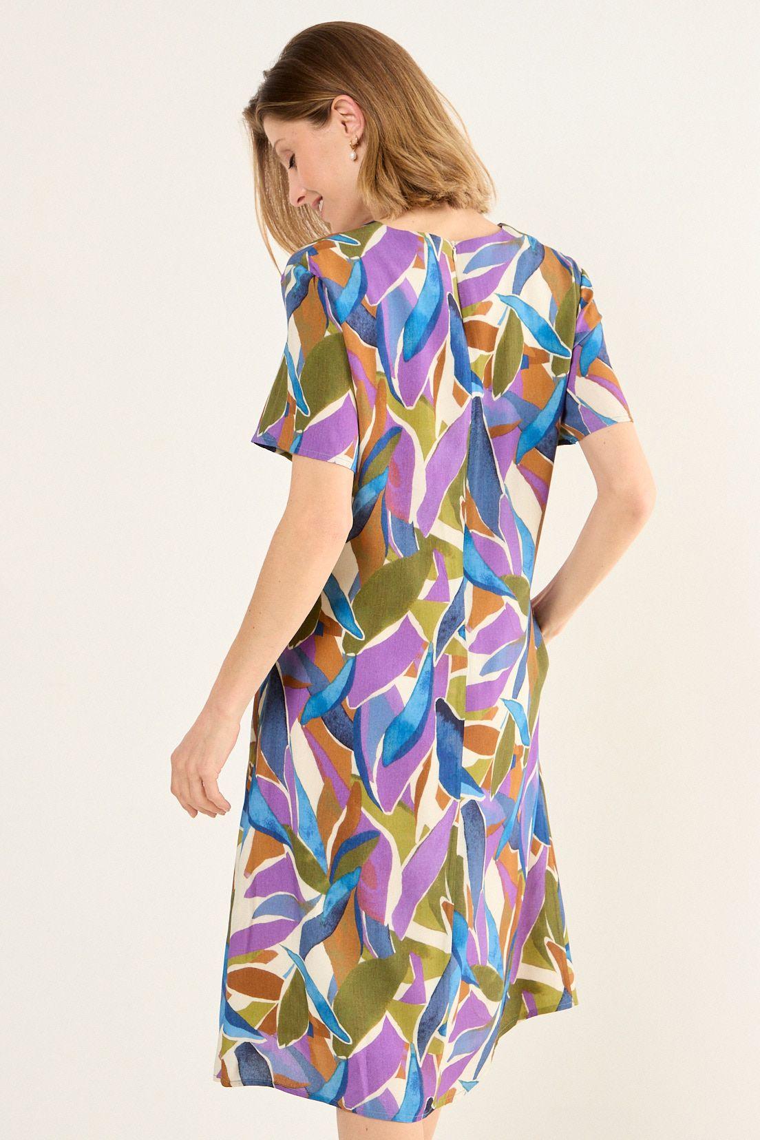 Vestido Estampado Morado Ma Griffe 13102126051211-3