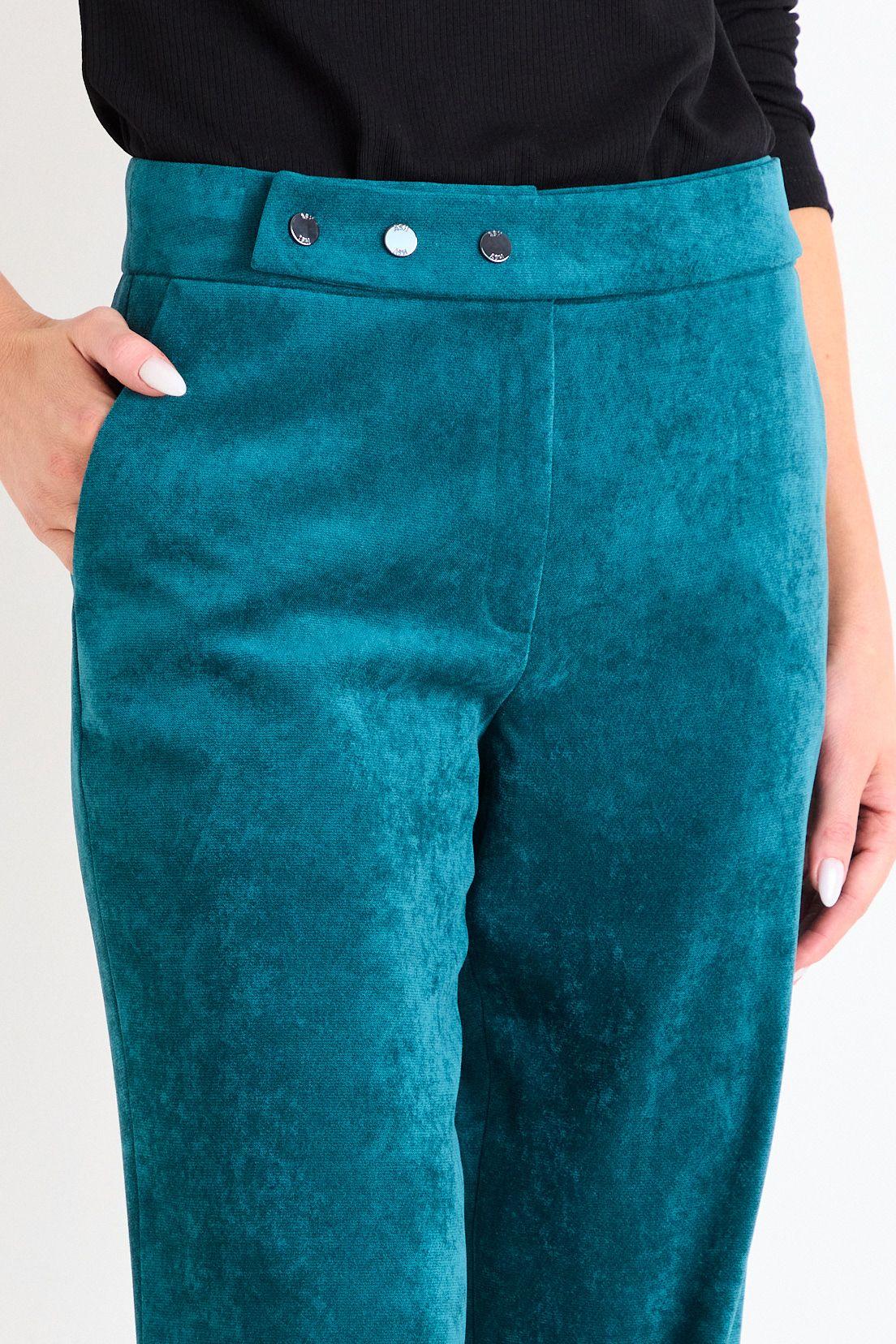 Pantalon De Pana Recto Turquesa Ash 11007126061107-2