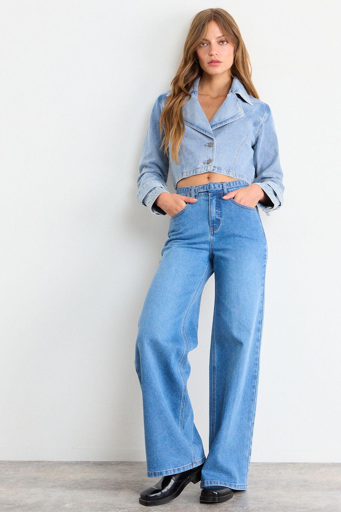 Jeans Liso Azul iO 11320126007104-0