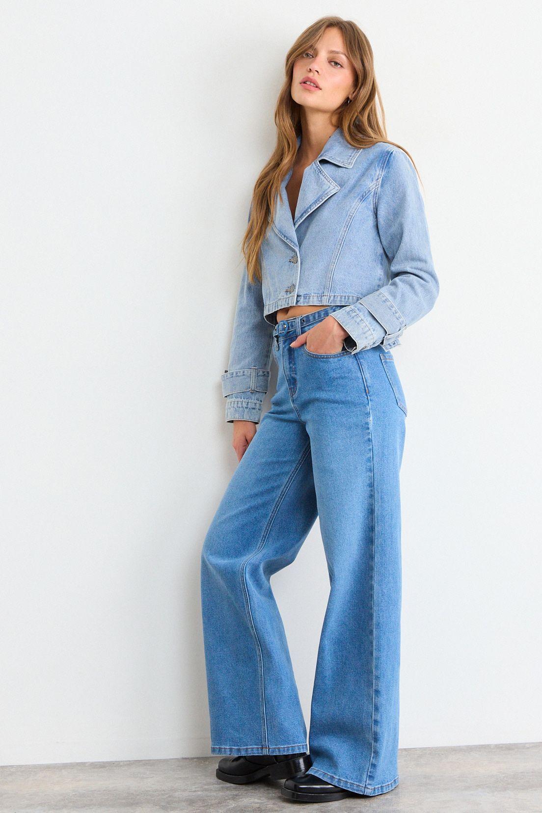 Jeans Liso Azul iO 11320126007104-4