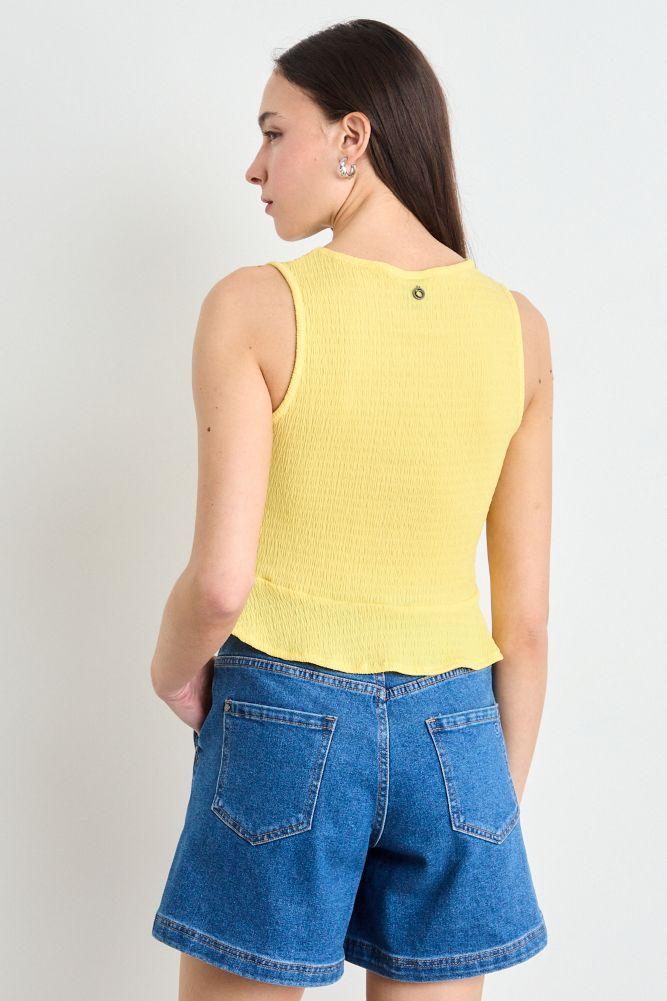 Polera Lisa Amarillo iO 14220225075108-2