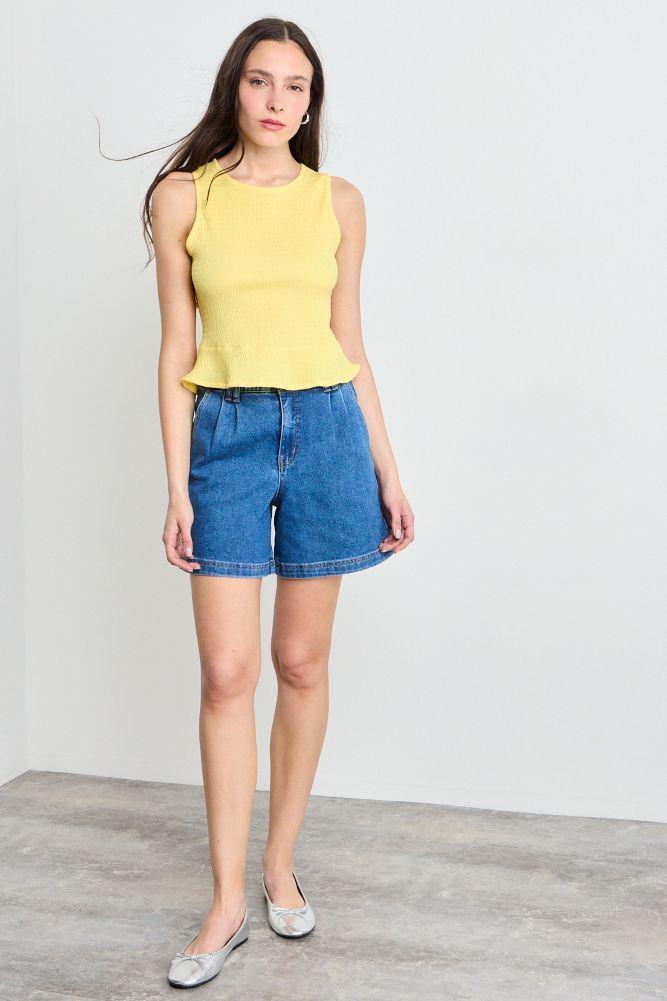 Polera Lisa Amarillo iO 14220225075108-3