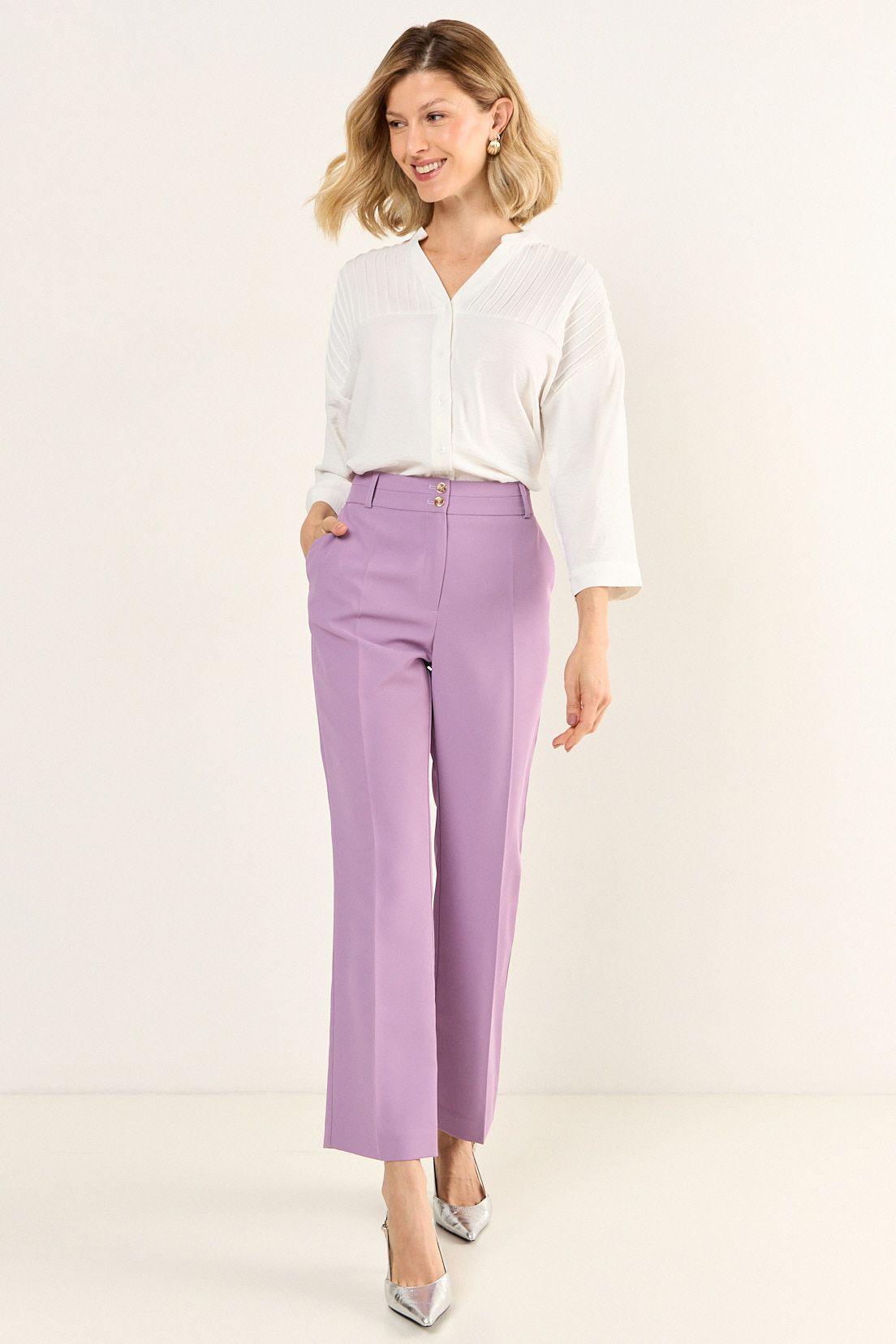 Pantalon Recto Formal Morado Ma Griffe 11002126001211-0