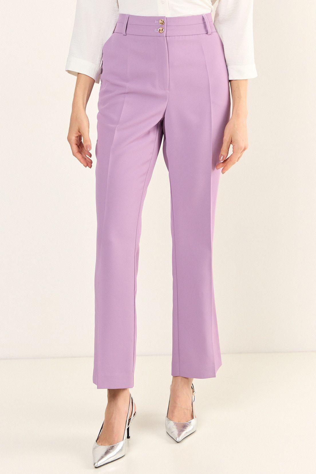 Pantalon Recto Formal Morado Ma Griffe 11002126001211-1