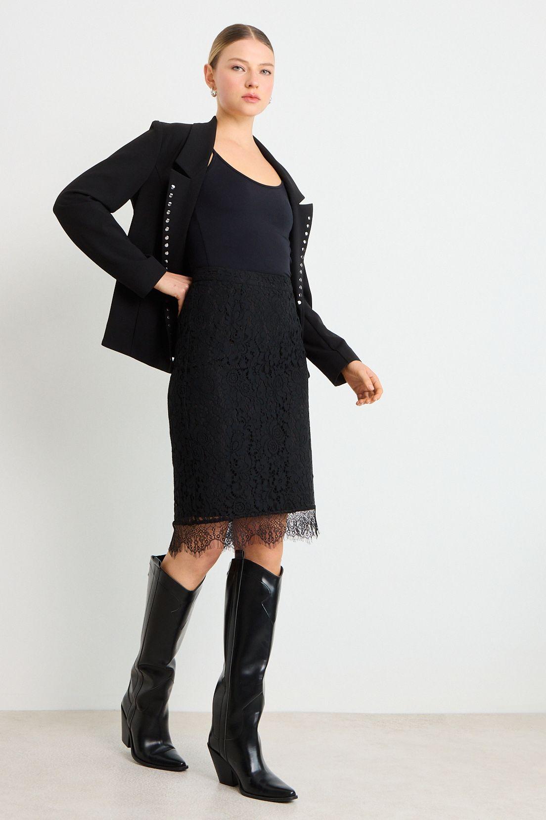 Falda Larga Negro Ash 12007225005102-4