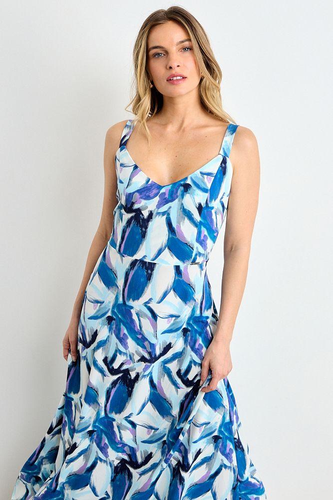 Vestido Largo Fantasia Celeste Ash 13507225055110-2