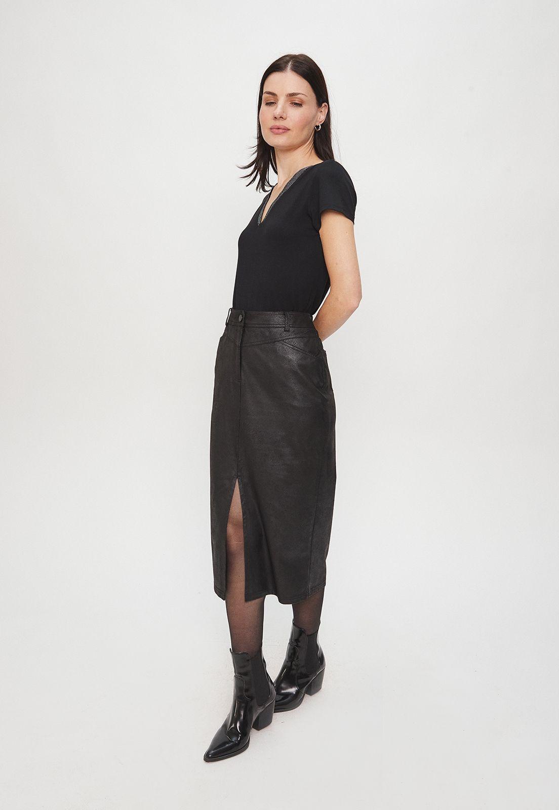 Polera Lisa Negro Ash 14207224005102-2