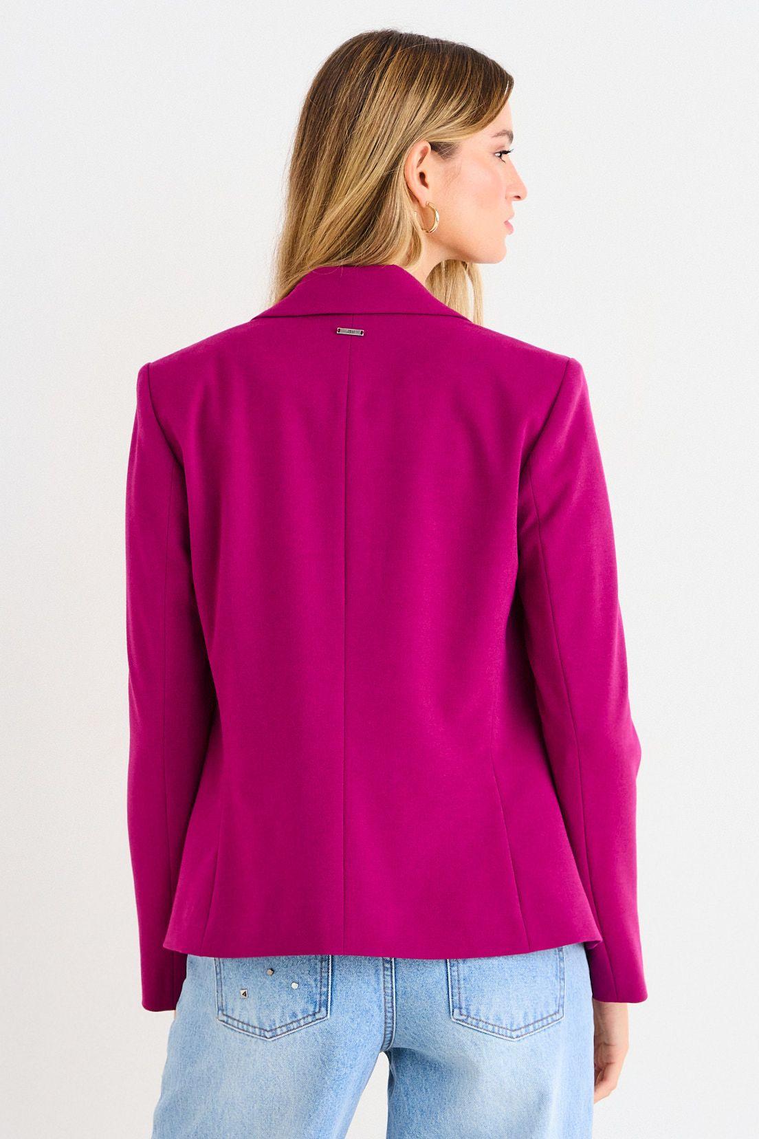 Blazer Liso De Linea Clasica Fucsia Ash 16007226050112-2