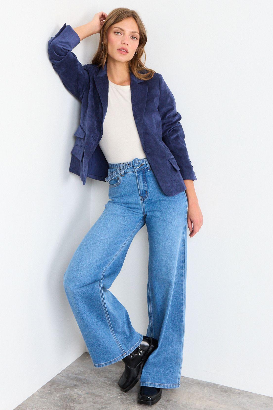 Blazer Liso Azul iO 16020126060104-4