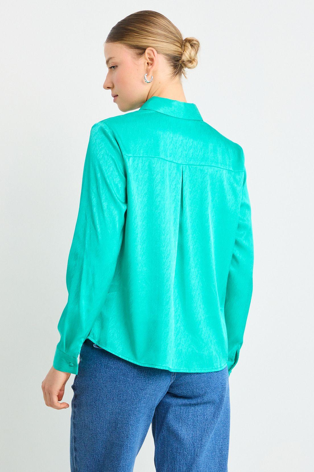 Blusas Manga Larga Verde Ash 14007225006217-3