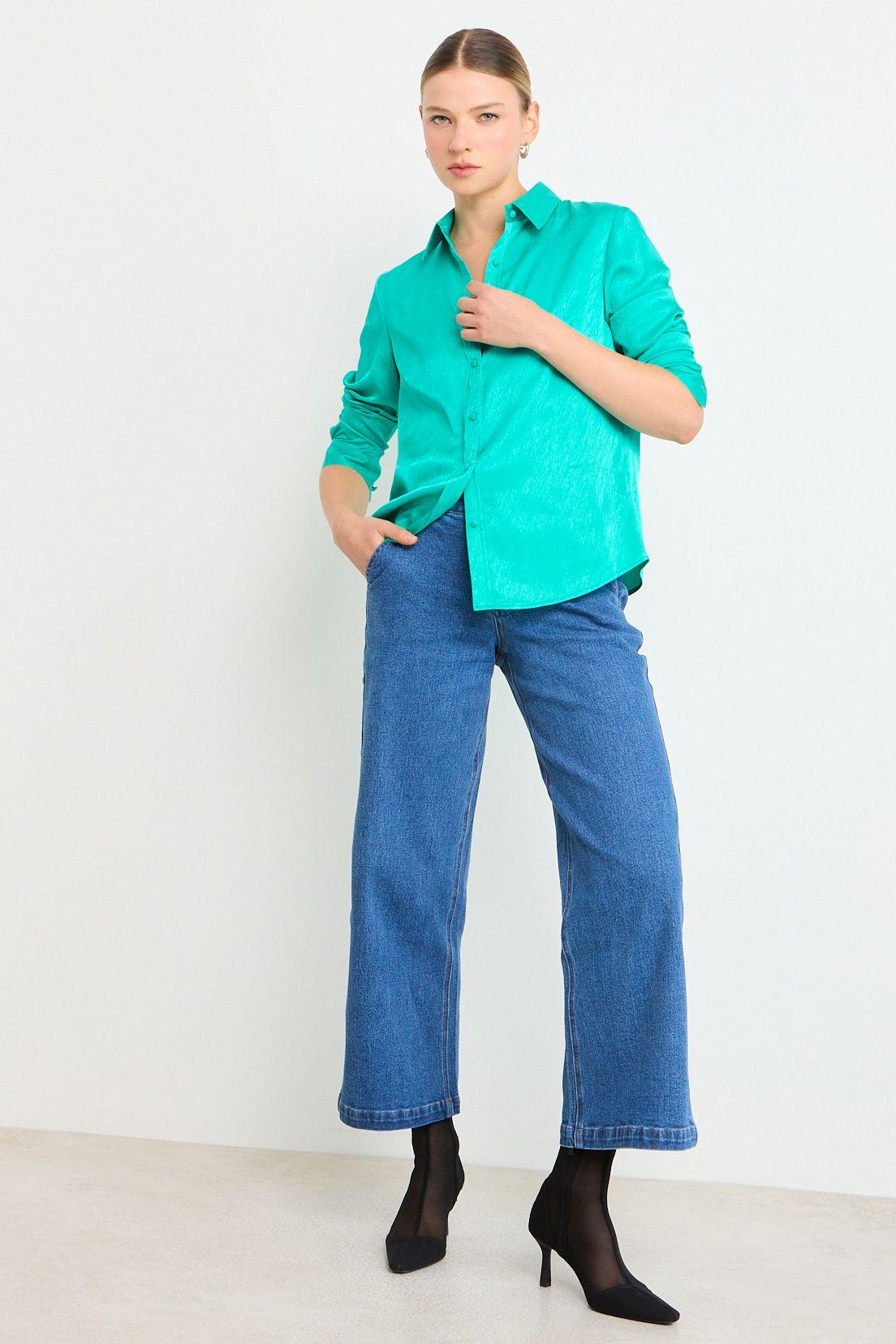 Blusas Manga Larga Verde Ash 14007225006217-4