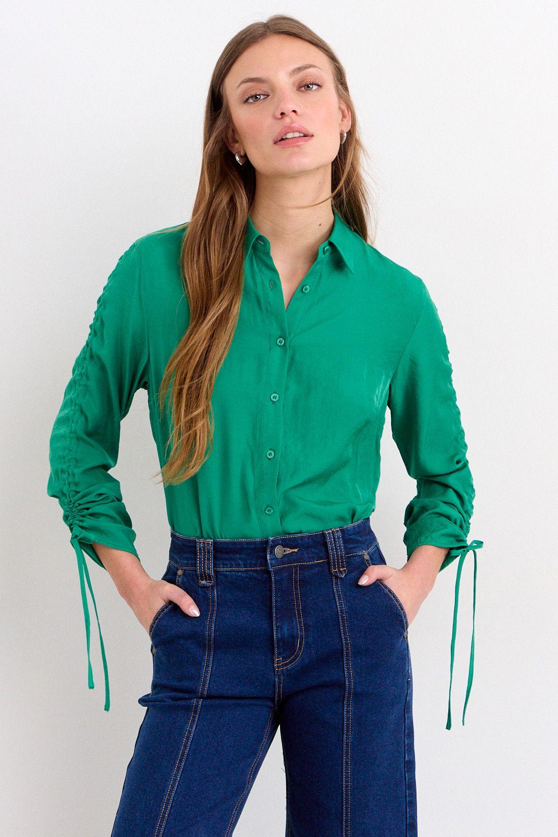Blusa Lisa Verde iO 14020226054217-0