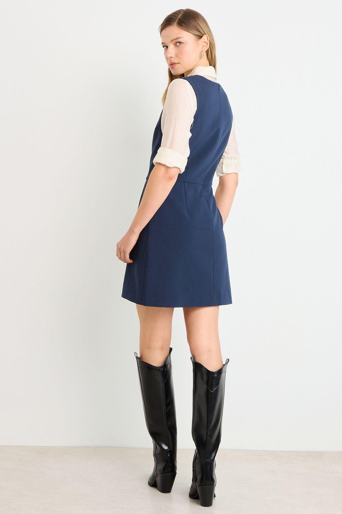 Vestido Corto Azul Ash 13007225051104-3