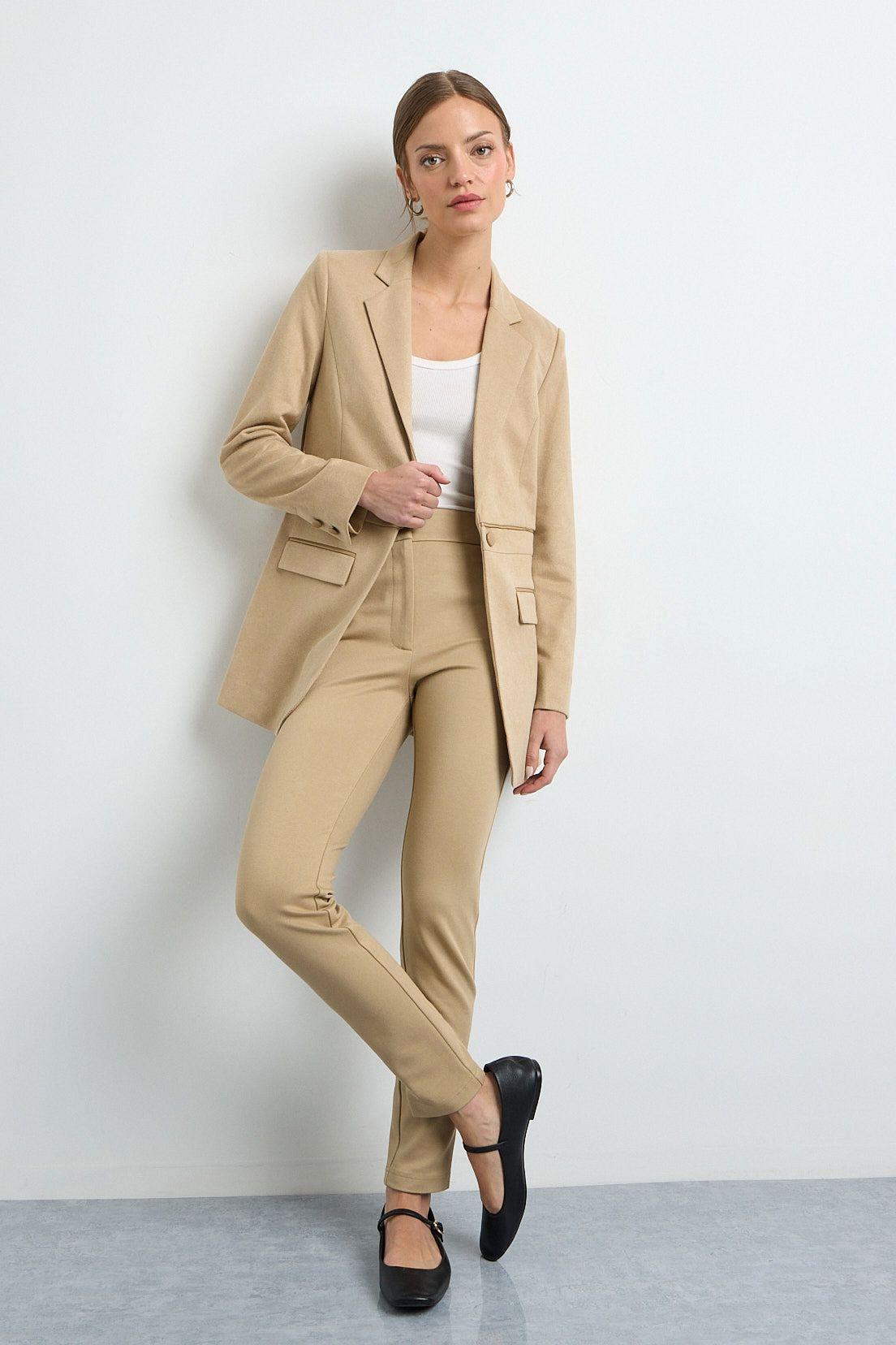Blazer Liso Beige 16004125004106-3