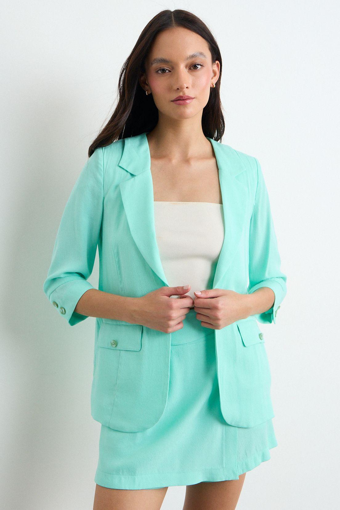Blazer Liso Celeste iO 16020225024127-0