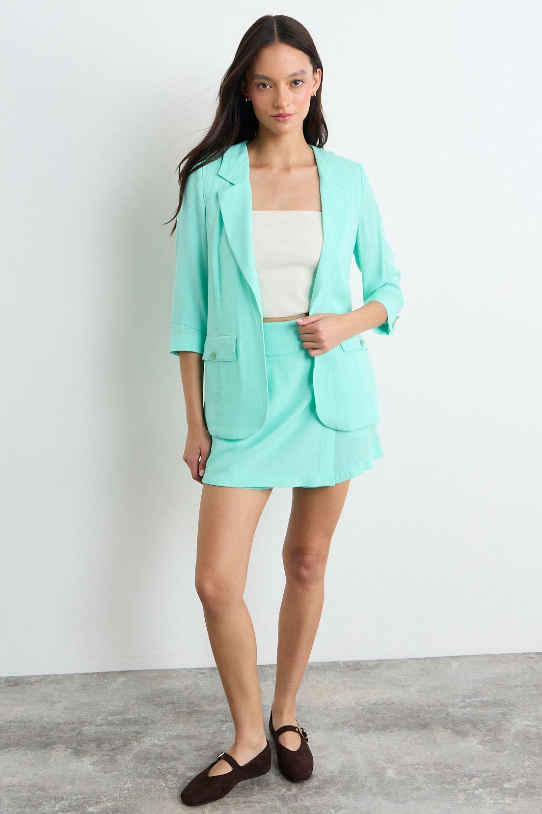 Blazer Liso Celeste iO 16020225024127-3