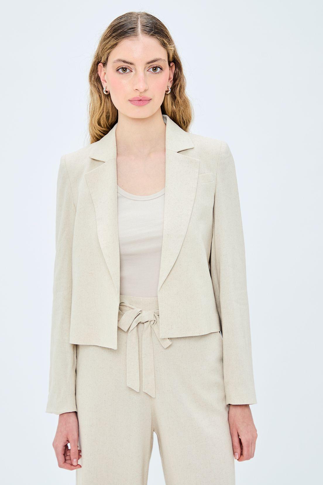 Blazer Liso Beige iO 16020224059106-2