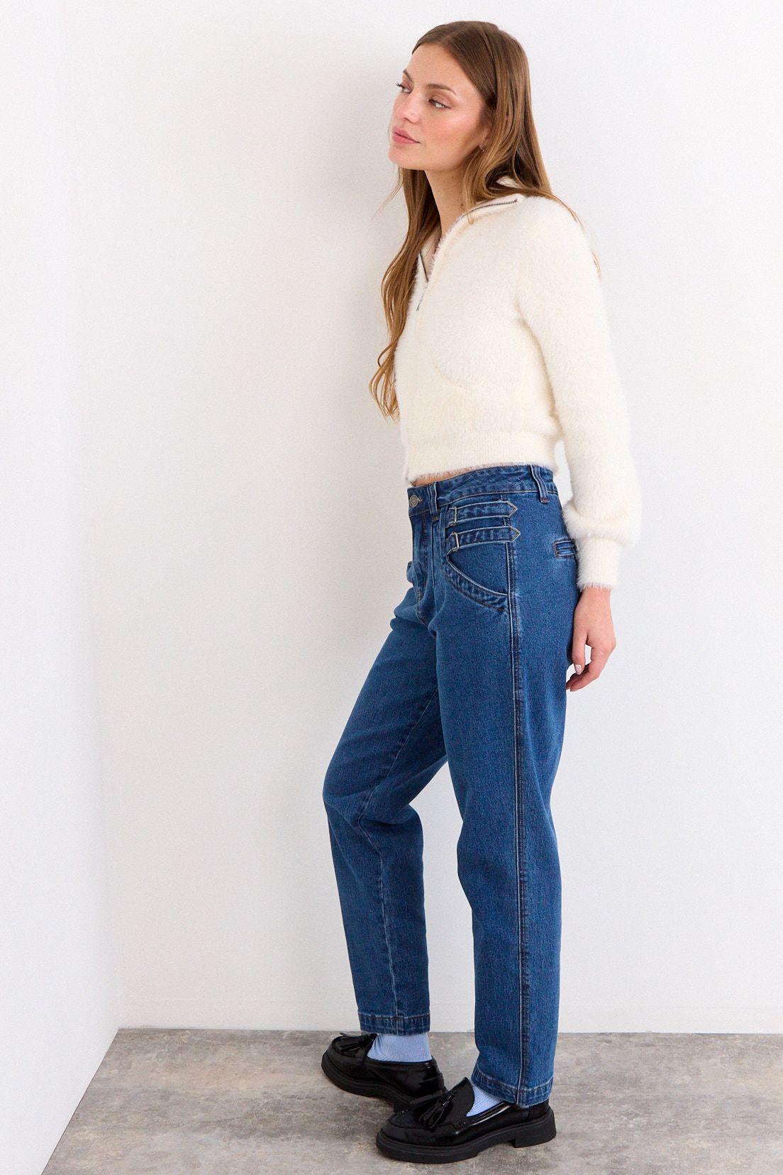 Jeans Liso Azul iO 11320226008104-4