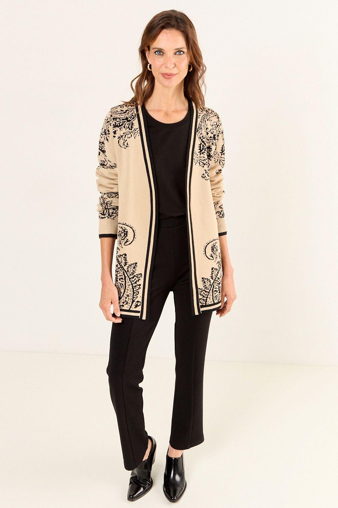 Tejido Abierto De Fantasia Beige Ma Griffe 18602126001106-0