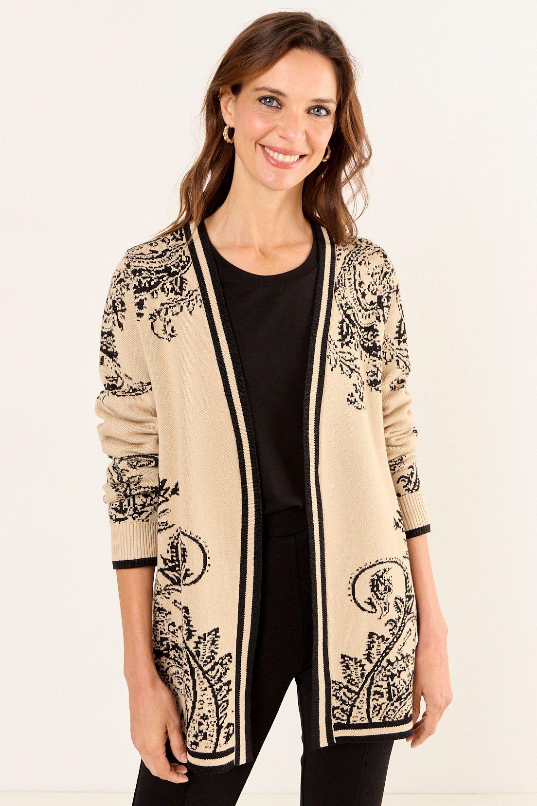 Tejido Abierto De Fantasia Beige Ma Griffe 18602126001106-1