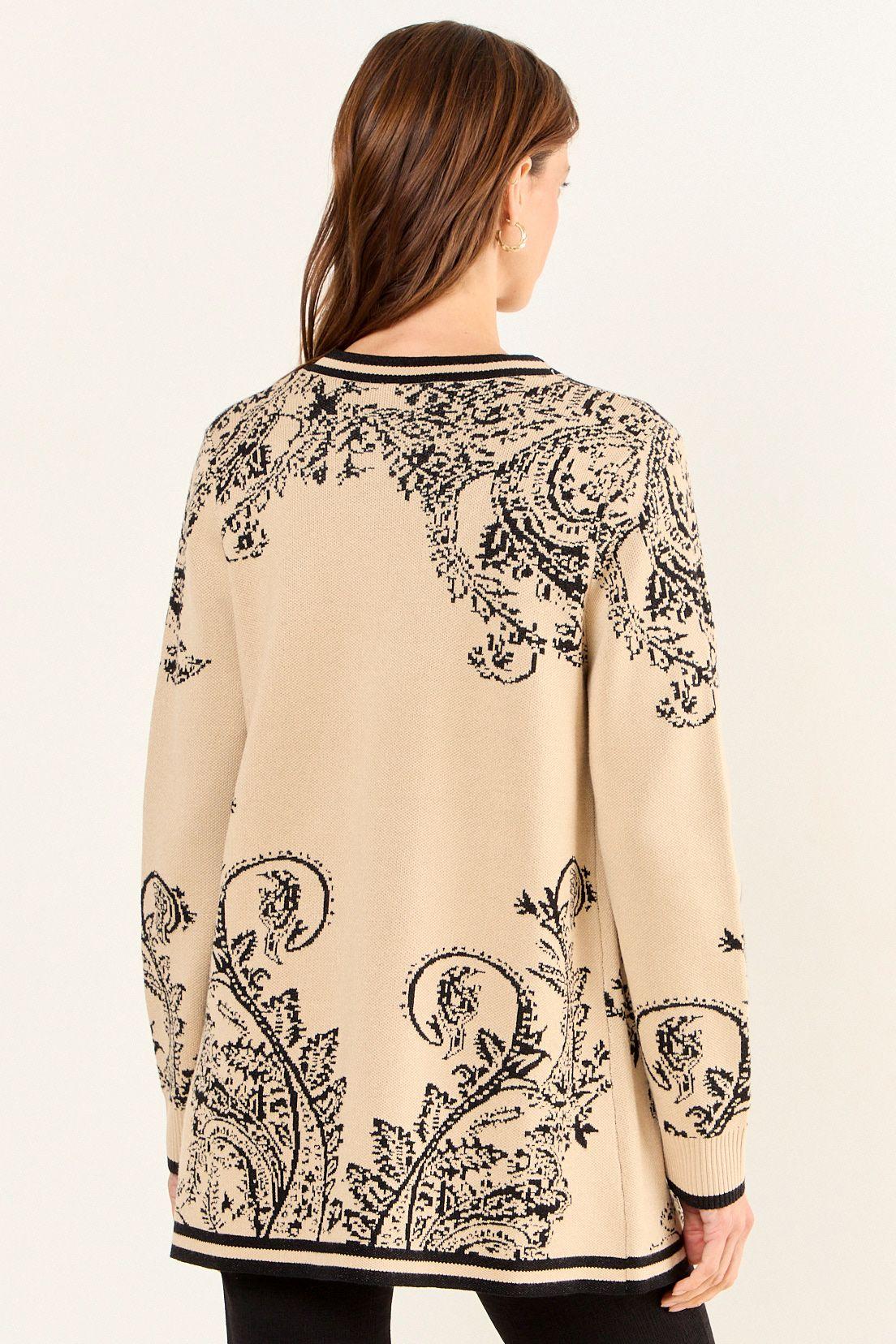 Tejido Abierto De Fantasia Beige Ma Griffe 18602126001106-3