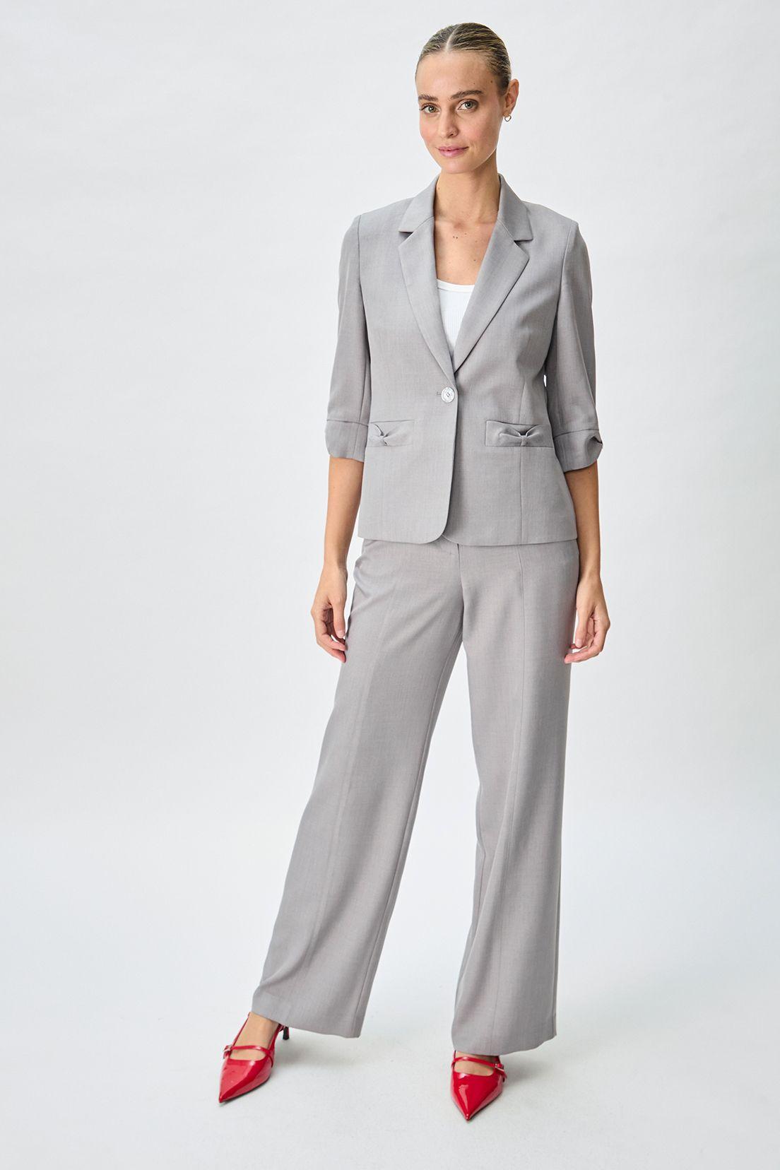 Blazer Liso Gris 16004125001113-1