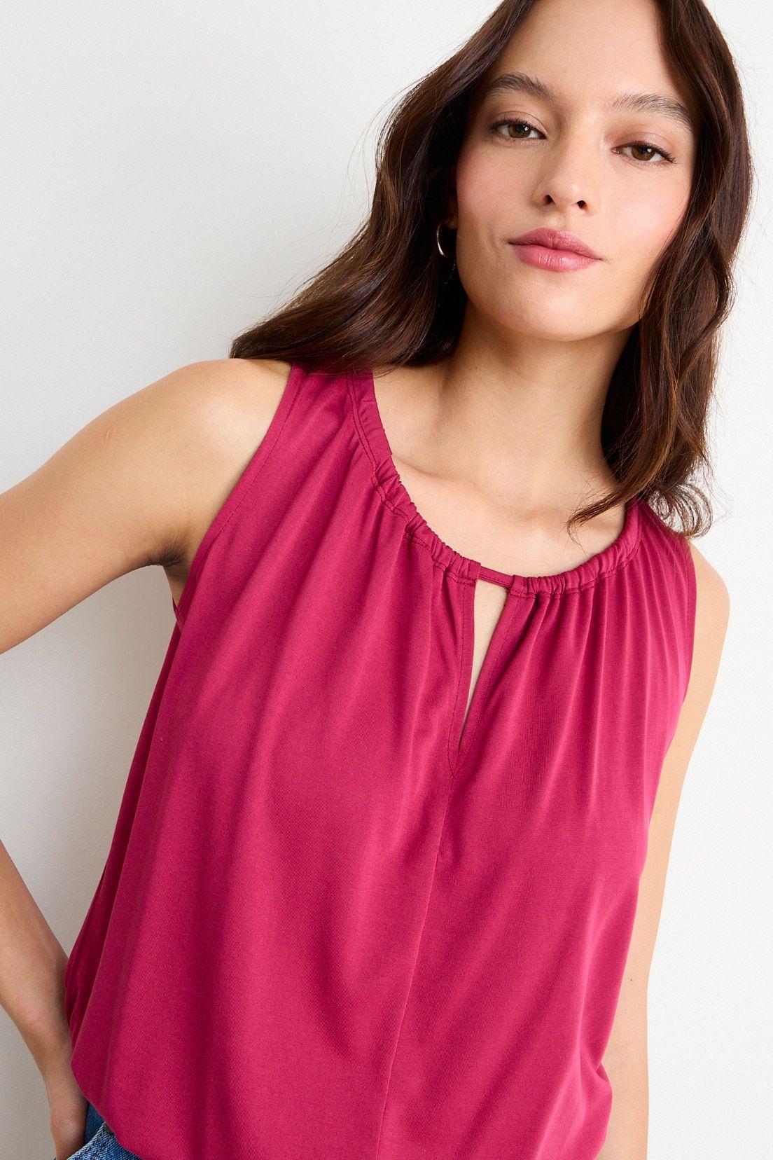 Polera Lisa Burdeos iO 14220126050112-1