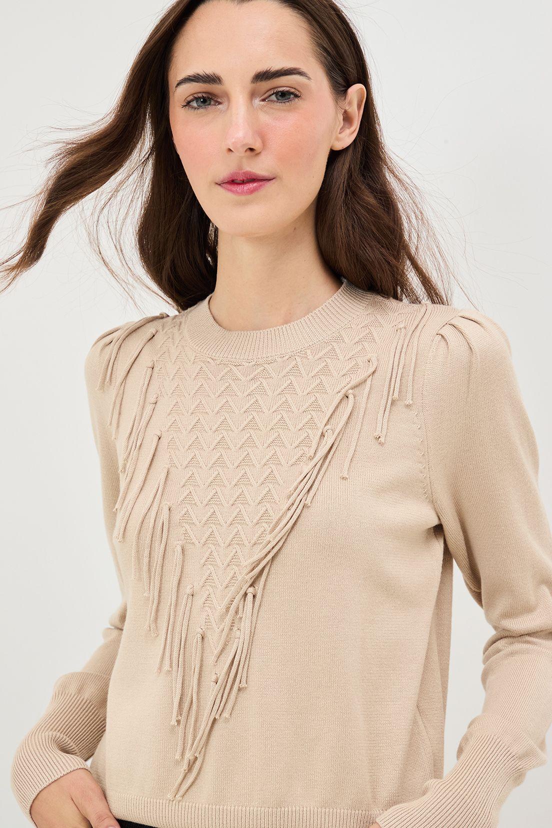 Sweater Liso Beige 18120125021106-0