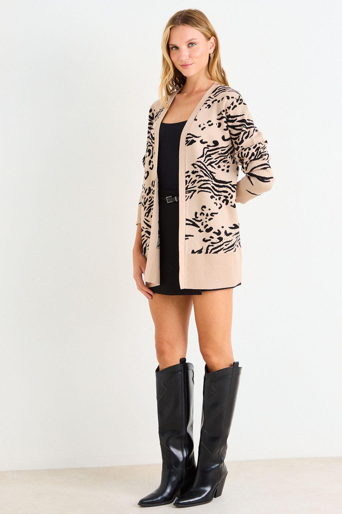 Cardigan Fantasia Largo Beige Ash 18607126003106-4