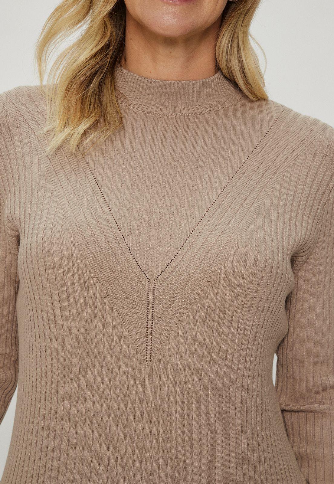 Tejido Cuello Alto Beige Ma Griffe 18102124005106-2