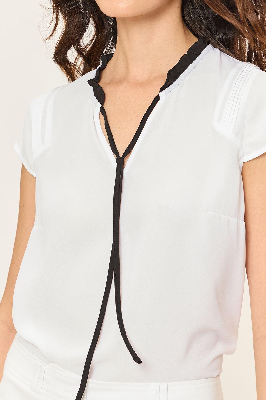 Blusa Corbatin Bicolor Crudo Ash 14007224060105-1