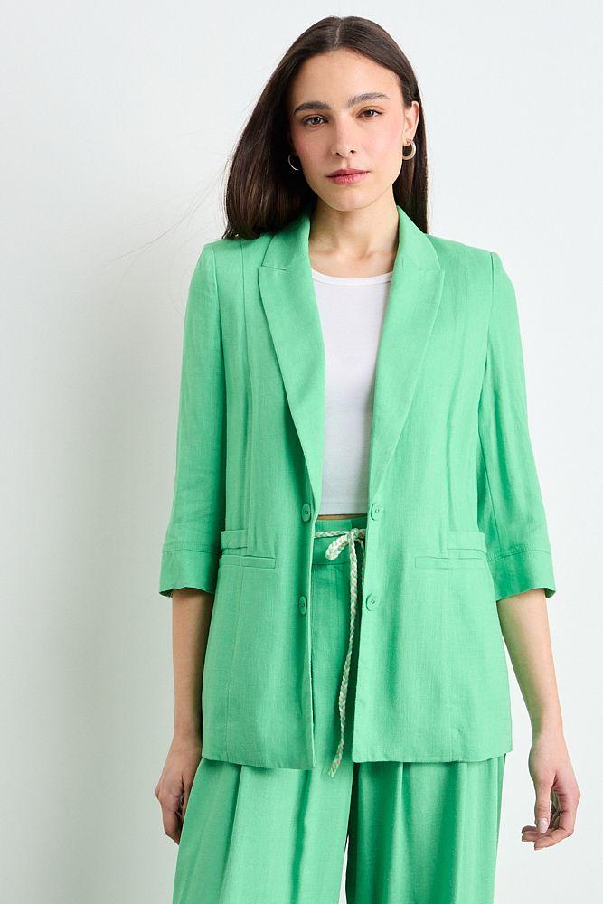 Blazer Liso Verde Oliva iO 16020225061107-0