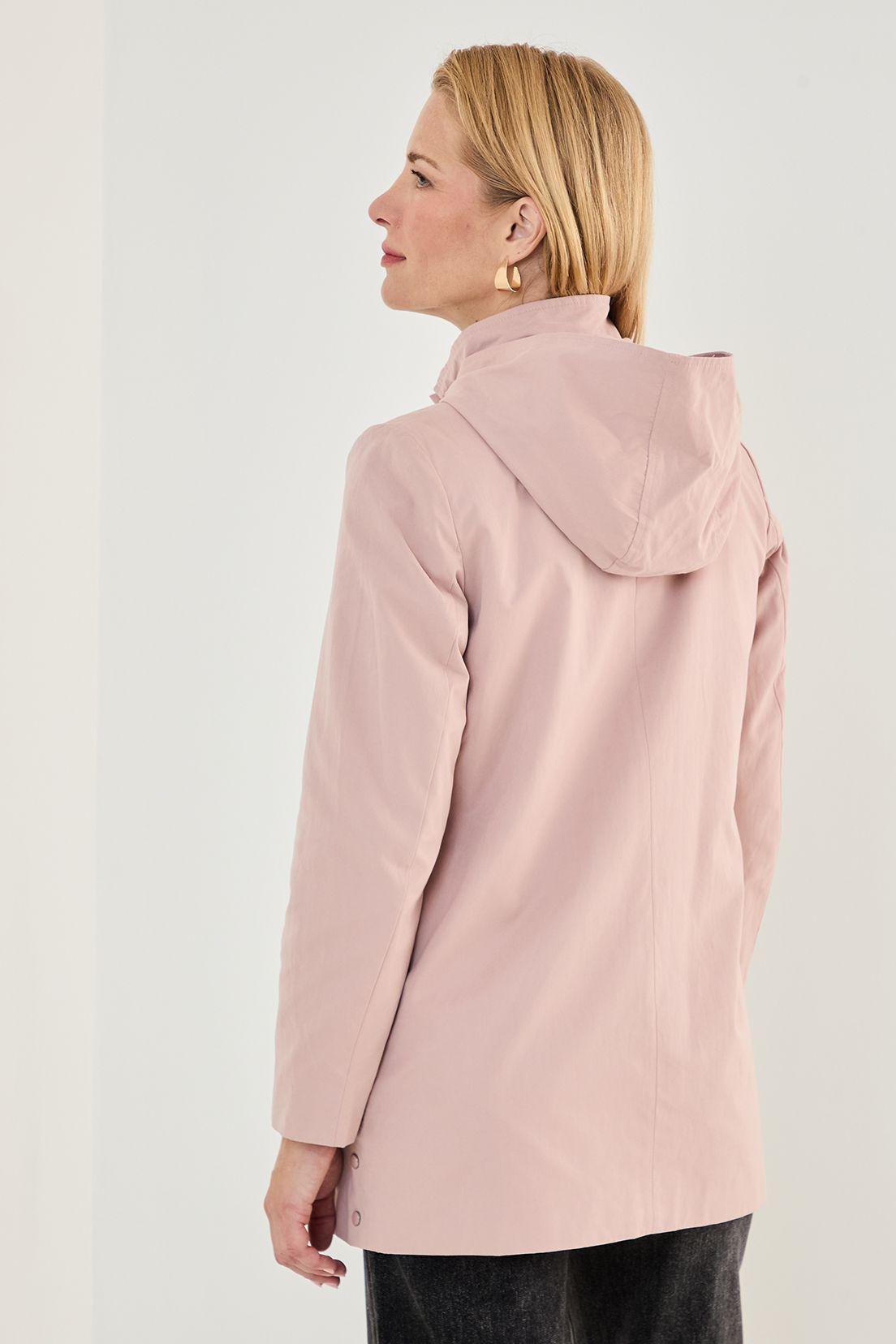 Trench Con Gorro Desmontable Rosado 17402125002123-3