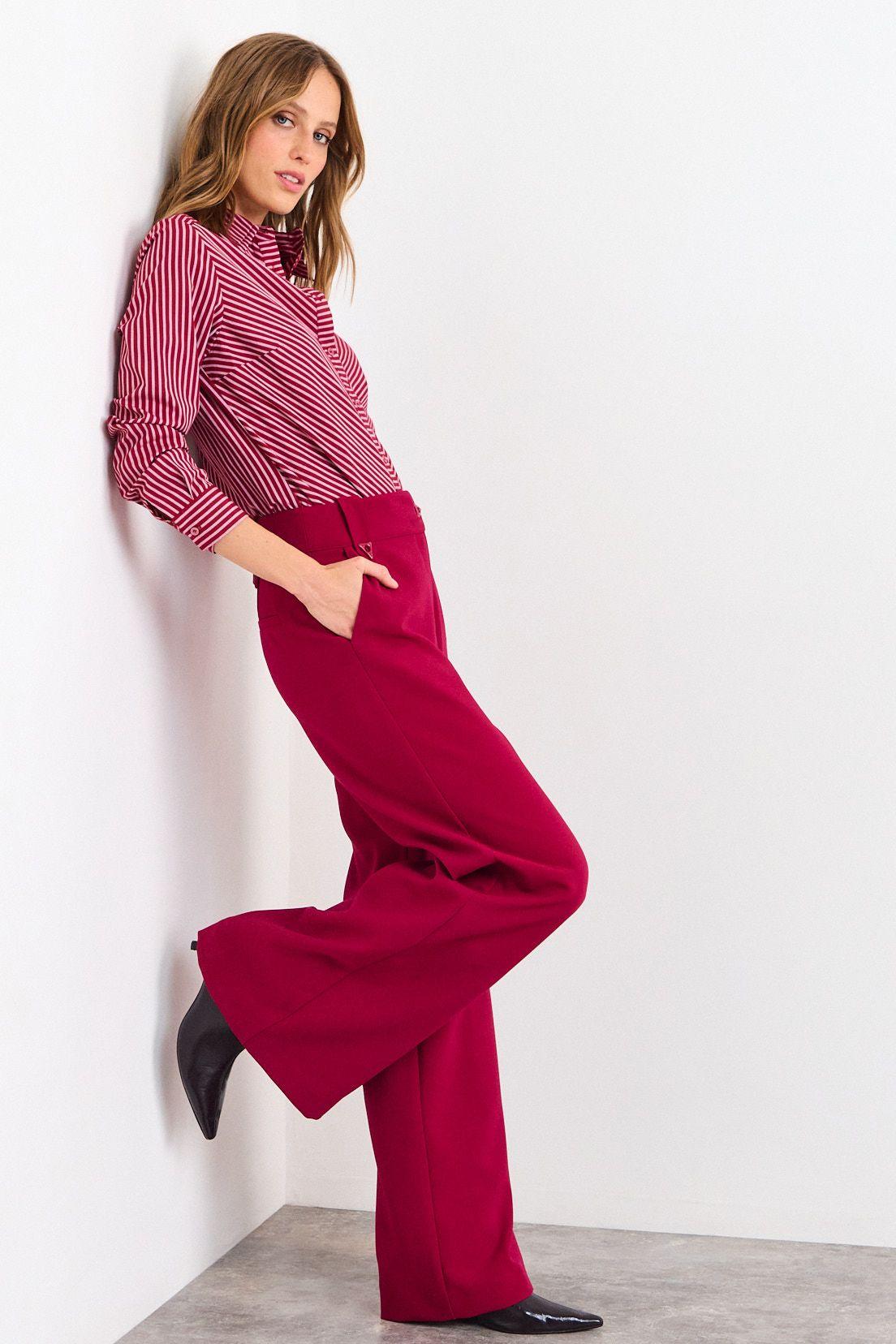 Pantalon Liso Burdeos iO 11020126065112-4